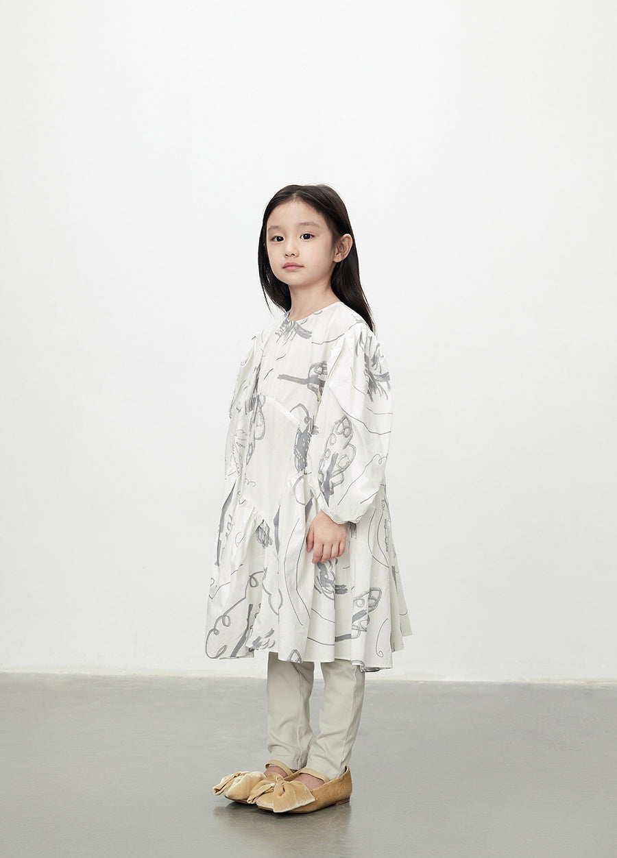 Dress / jnby by JNBY Oversized Printed Cotton Dress