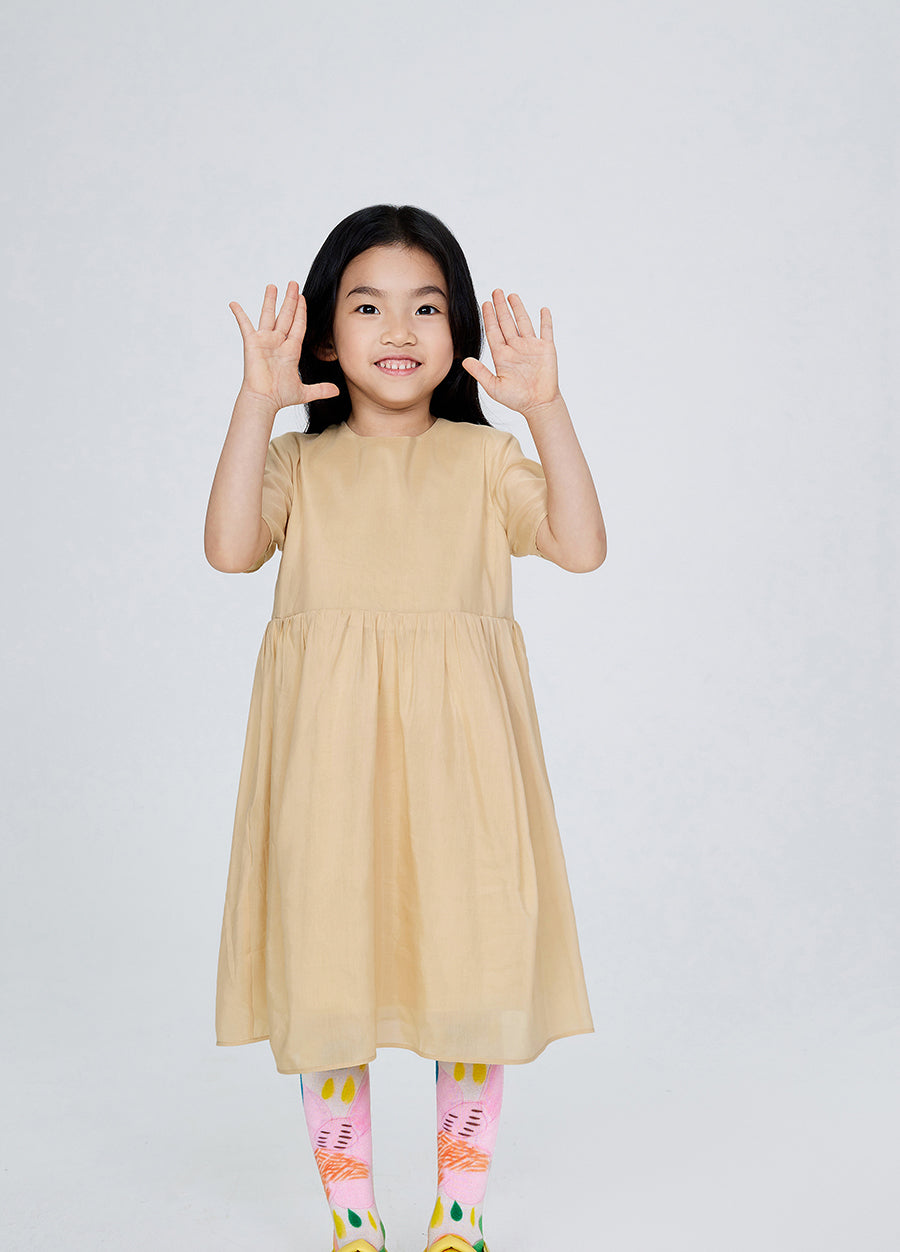 Dresses / jnby by JNBY A-line Pleated Short-sleeved Dresses