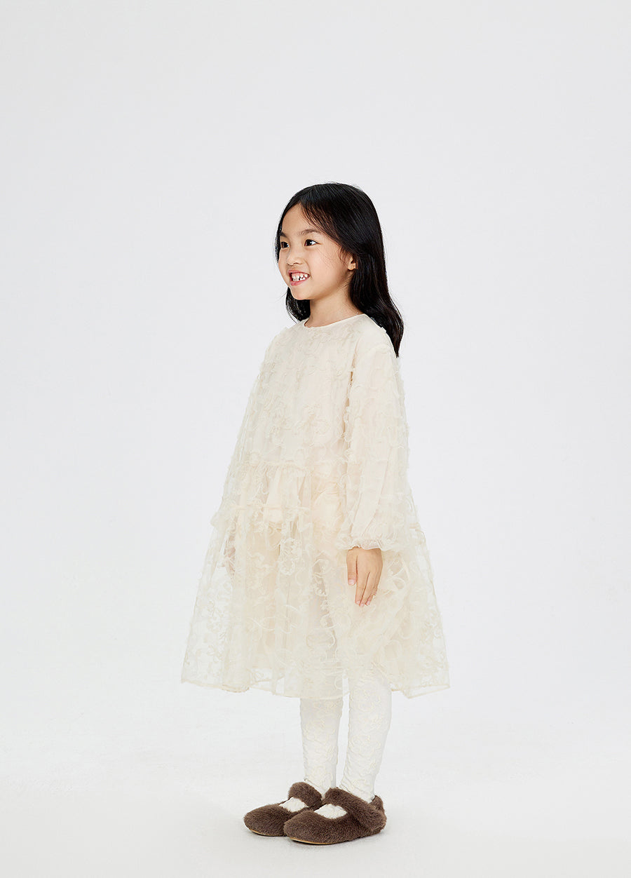 Dresses/jnby by JNBY H-line Pleated Long-sleeved Dresses