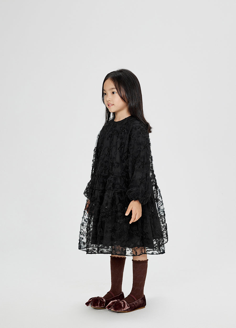 Dresses/jnby by JNBY H-line Pleated Long-sleeved Dresses