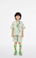 Shorts / jnby by JNBY Spring Grass Linen Cuffed Shorts
