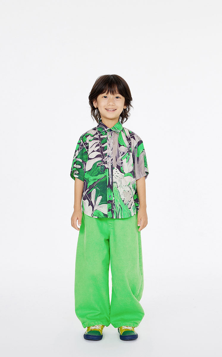 Shirt / jnby by JNBY Spring Grass Floral Cotton Shirt