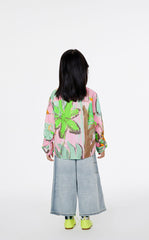Shirt / jnby by JNBY Floral Cotton Oversized Shirt