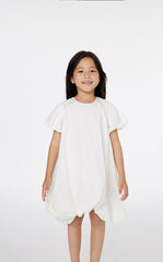 Dress / jnby by JNBY Bubble Girl Pleated Cotton Blend Dress