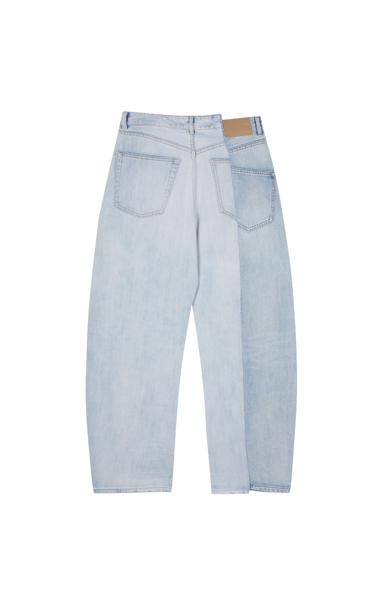 Pants / JNBY Cuffed Banana Fit Ultra-Long Denim Trousers