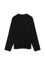 T-shirt / JNBY Tencel-Cashmere Relaxed Fit Long Sleeve T-Shirt