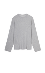 T-shirt / JNBY Tencel-Cashmere Relaxed Fit Long Sleeve T-Shirt