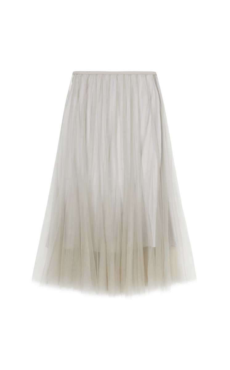 Skirt / JNBY A-Line Tulle Maxi Skirt