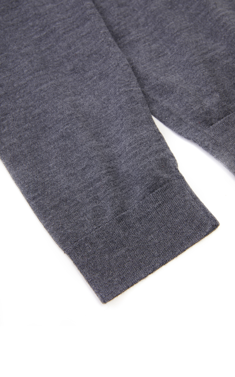 Sweater / JNBY Wool-Cashmere Silk Blend Cropped V-Neck Cardigan