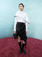 Shirt / JNBY Draped Poplin Long Sleeve Top