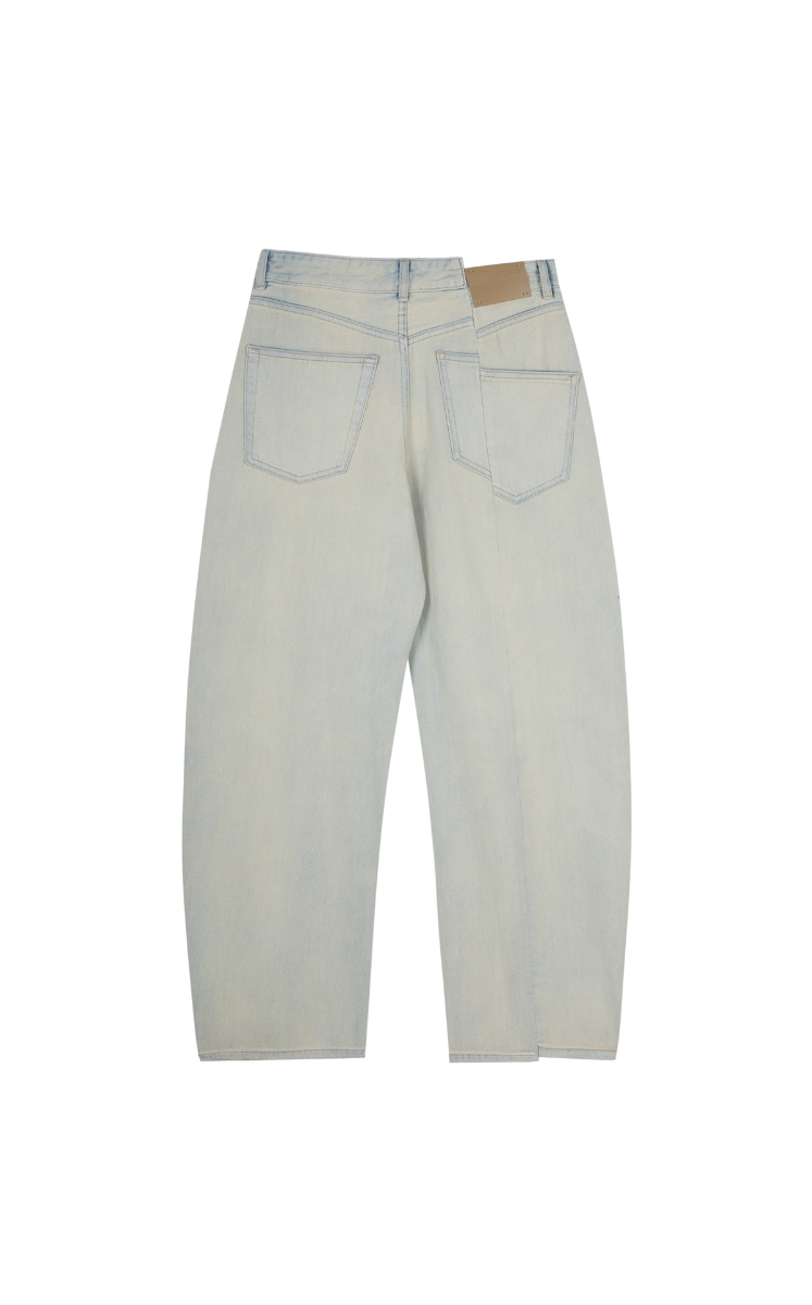 Pants / JNBY Cuffed Banana Fit Ultra-Long Denim Trousers