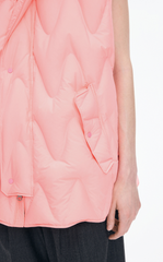 Down Vest / JNBY Oversized Wavy Quilted Down Vest