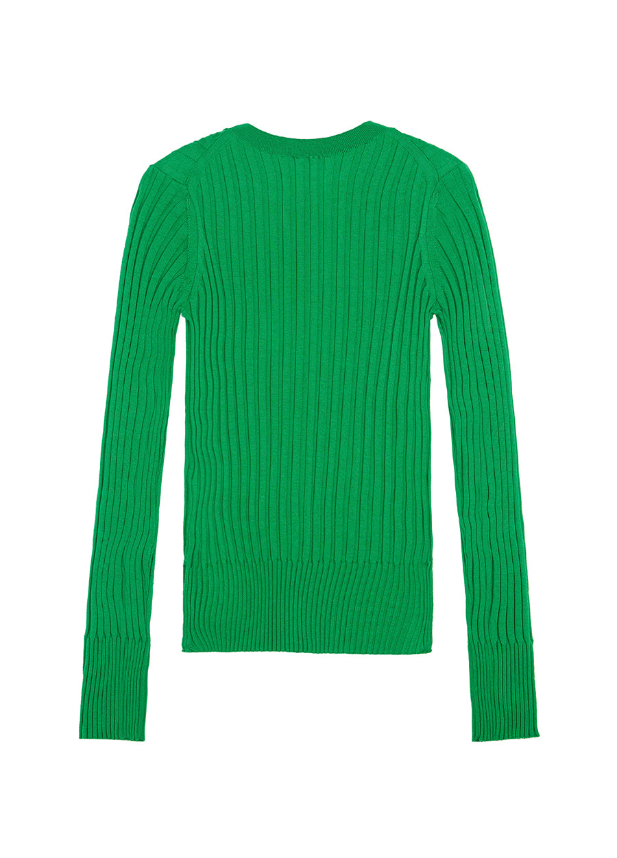 Sweater / JNBY Slim Fit Crewneck Wool Pullover Sweater