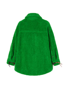 Coat / JNBY Oversized Wool-blend Acrylic Lapel Collar Jacket