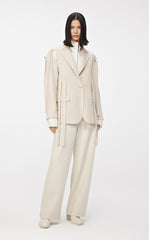 Blazer /  JNBY Relaxed Cut-out Wool Blazer