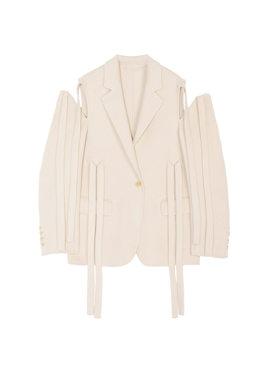 Blazer /  JNBY Relaxed Cut-out Wool Blazer