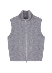 Vest / JNBY High-neck Wool-blend Mohair Vest