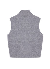 Vest / JNBY High-neck Wool-blend Mohair Vest