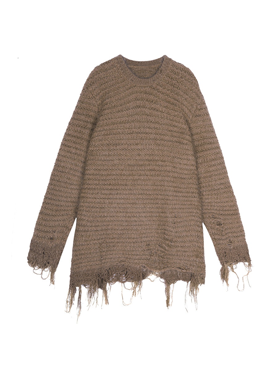 Sweater / JNBY Oversize Crew-neck Pullover Sweater