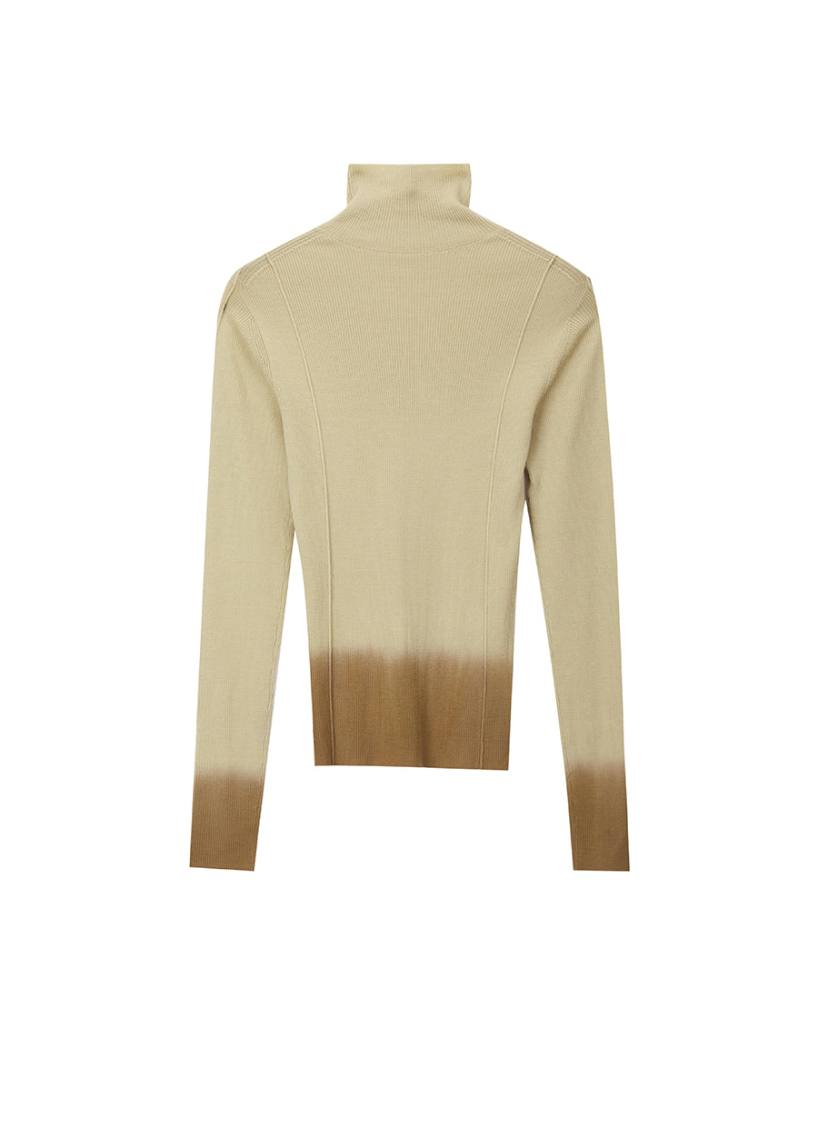 Sweater / JNBY High-neck Wool-blend Cashmere Pullover Sweater