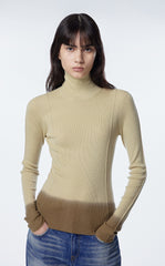 Sweater / JNBY High-neck Wool-blend Cashmere Pullover Sweater