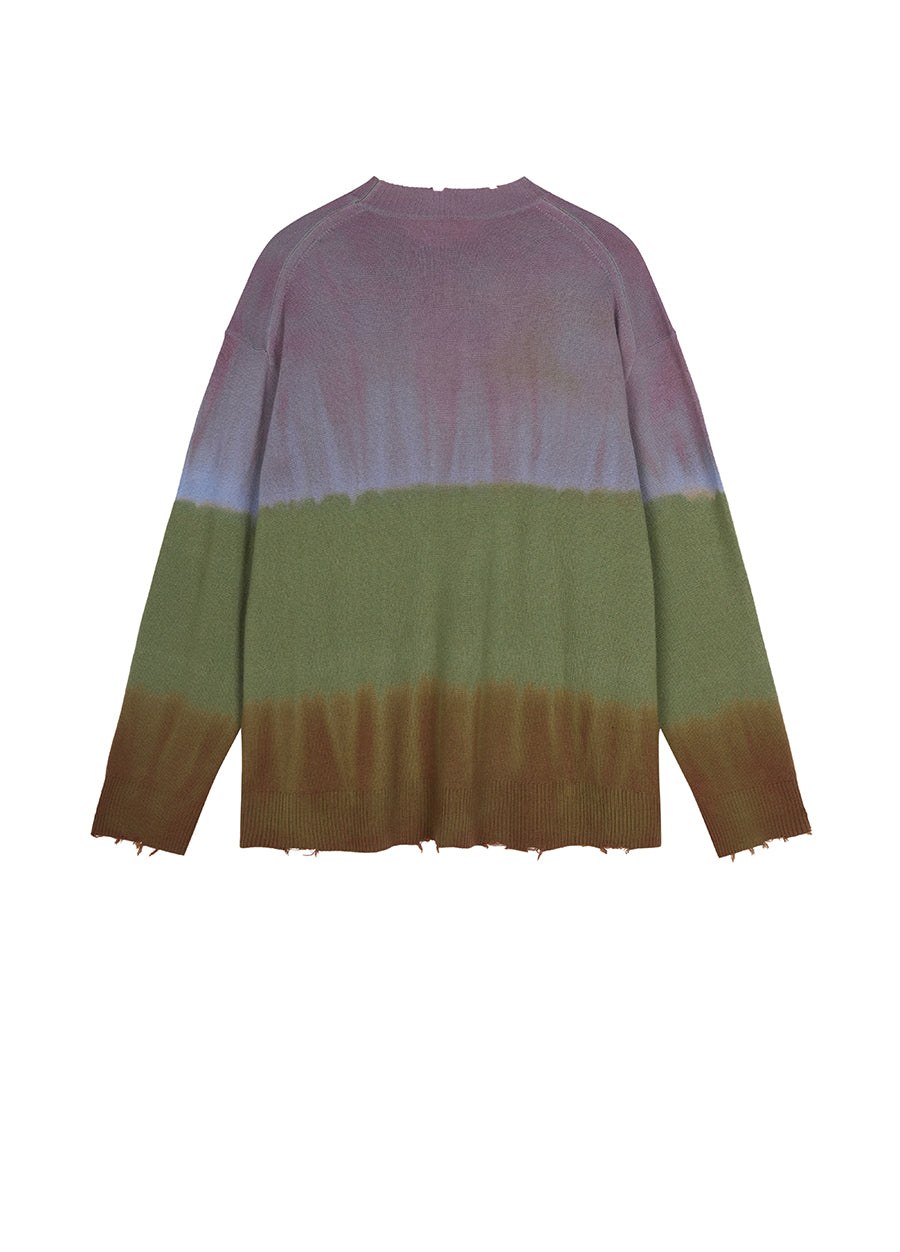 Sweater / JNBY Oversize Color Block Pullover Sweater