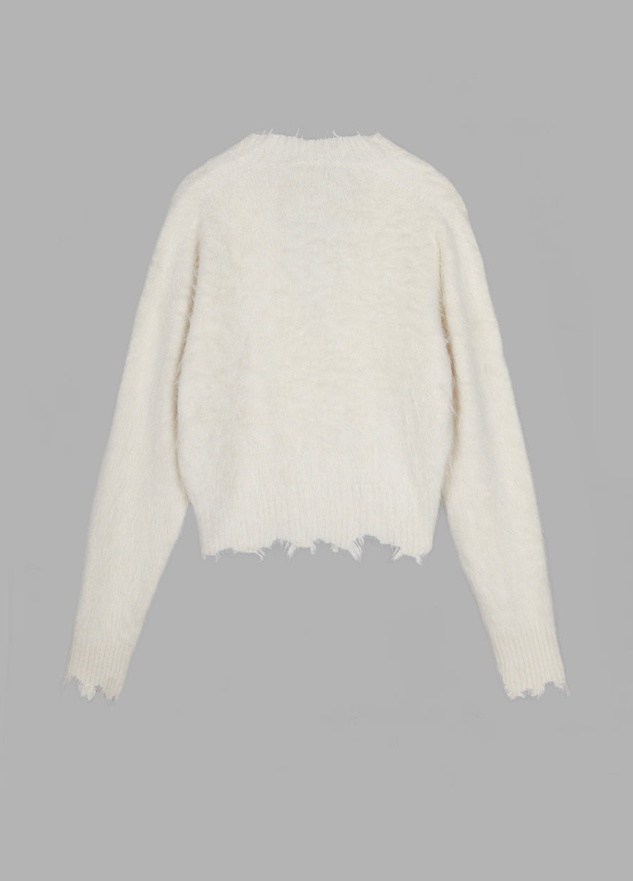 Sweater / JNBY  Cropped V-neck  Cardigan