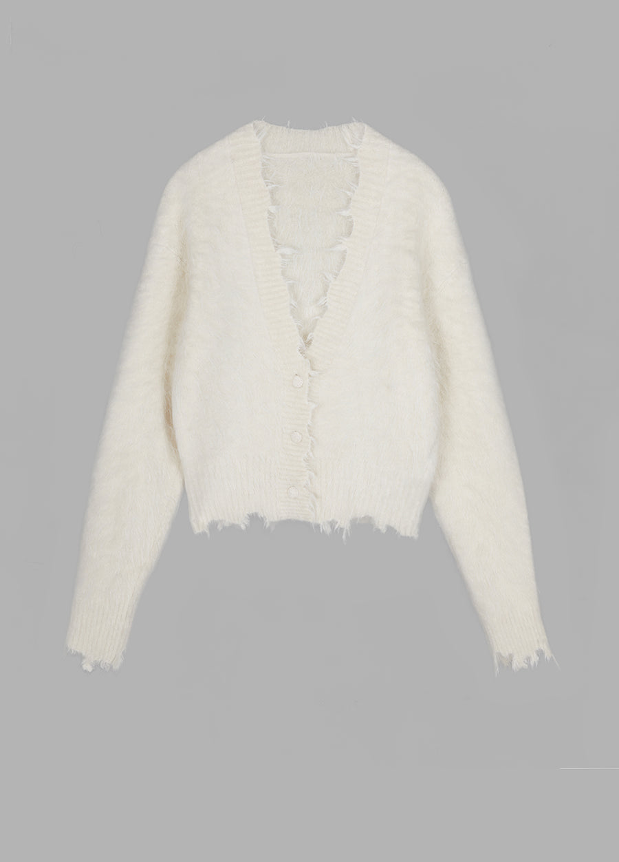 Sweater / JNBY  Cropped V-neck  Cardigan