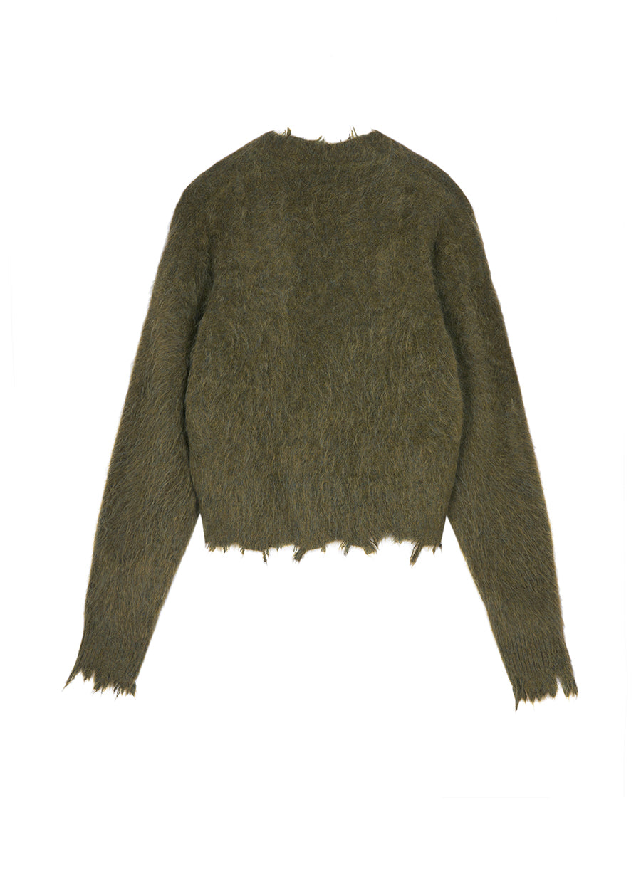 Sweater / JNBY  Cropped V-neck  Cardigan