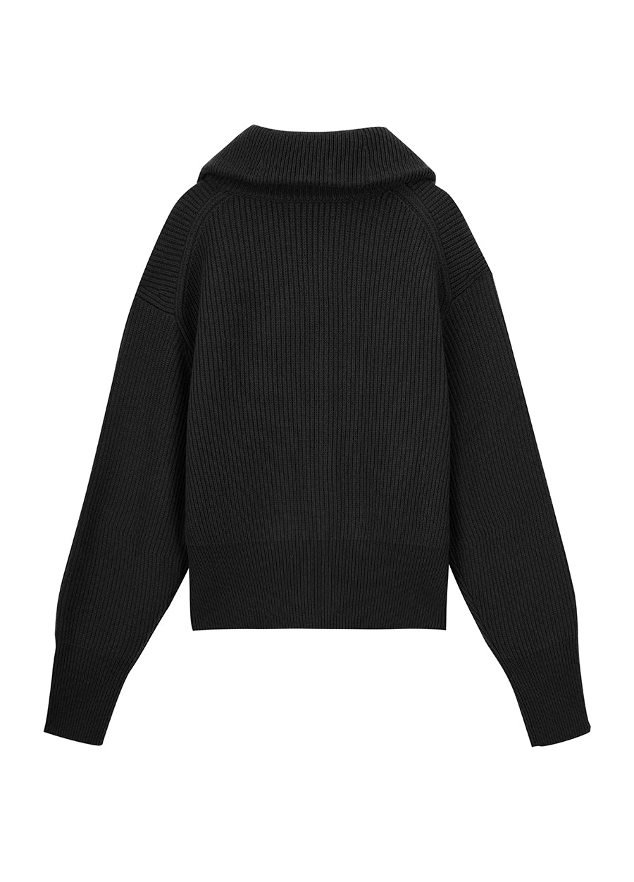 Sweater / JNBY Cropped Wool Cardigan