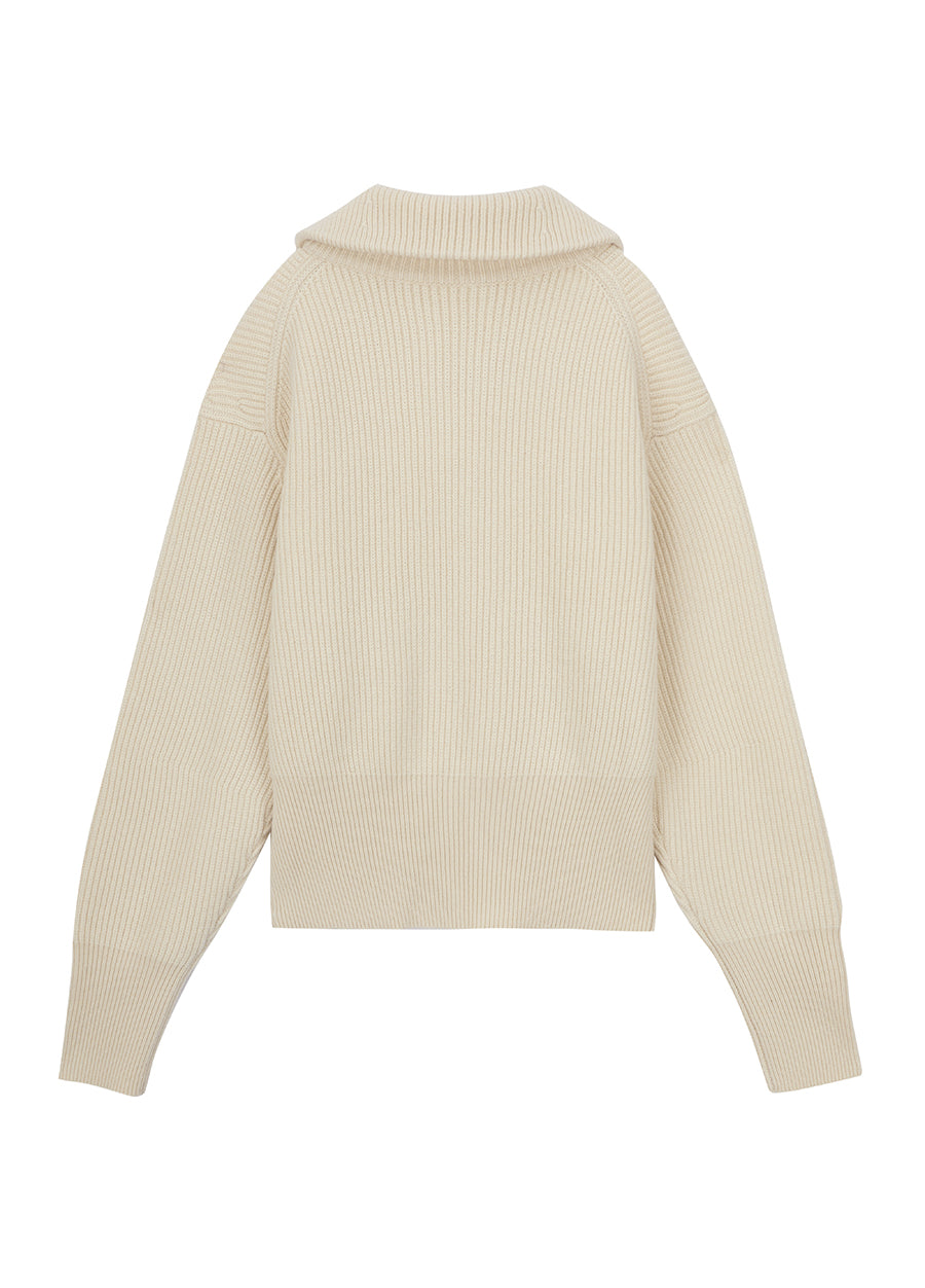 Sweater / JNBY Cropped Wool Cardigan