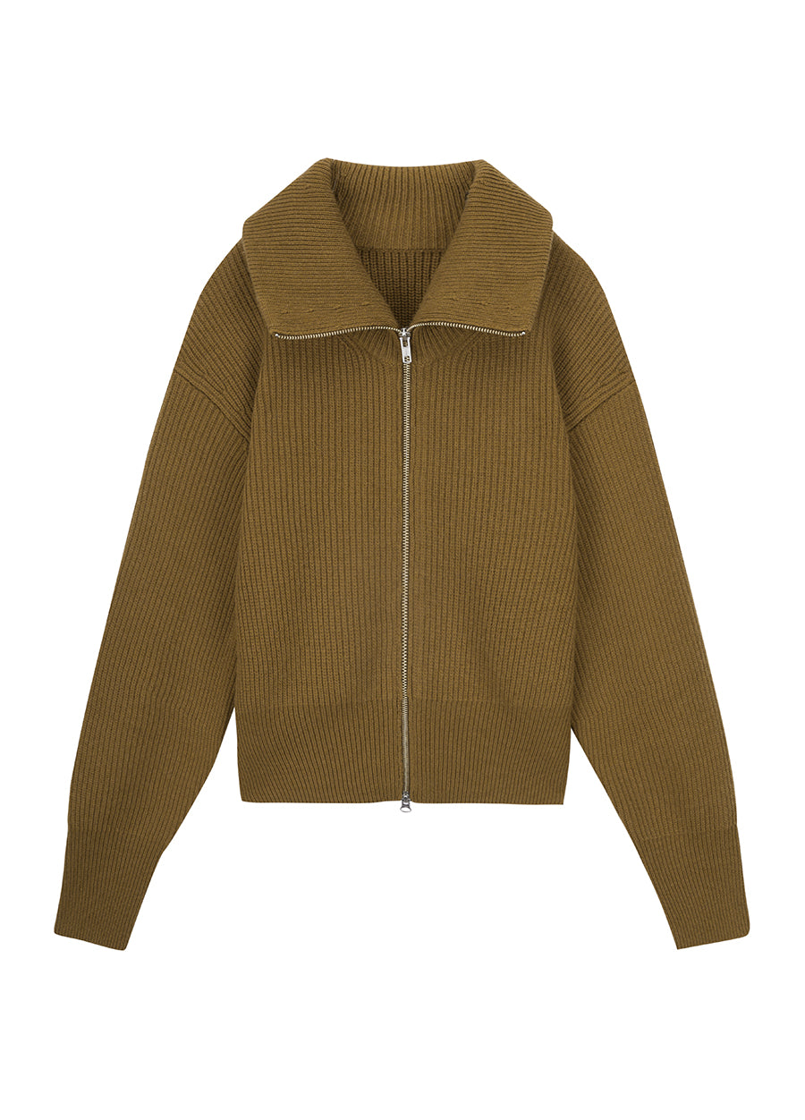 Sweater / JNBY Cropped Wool Cardigan