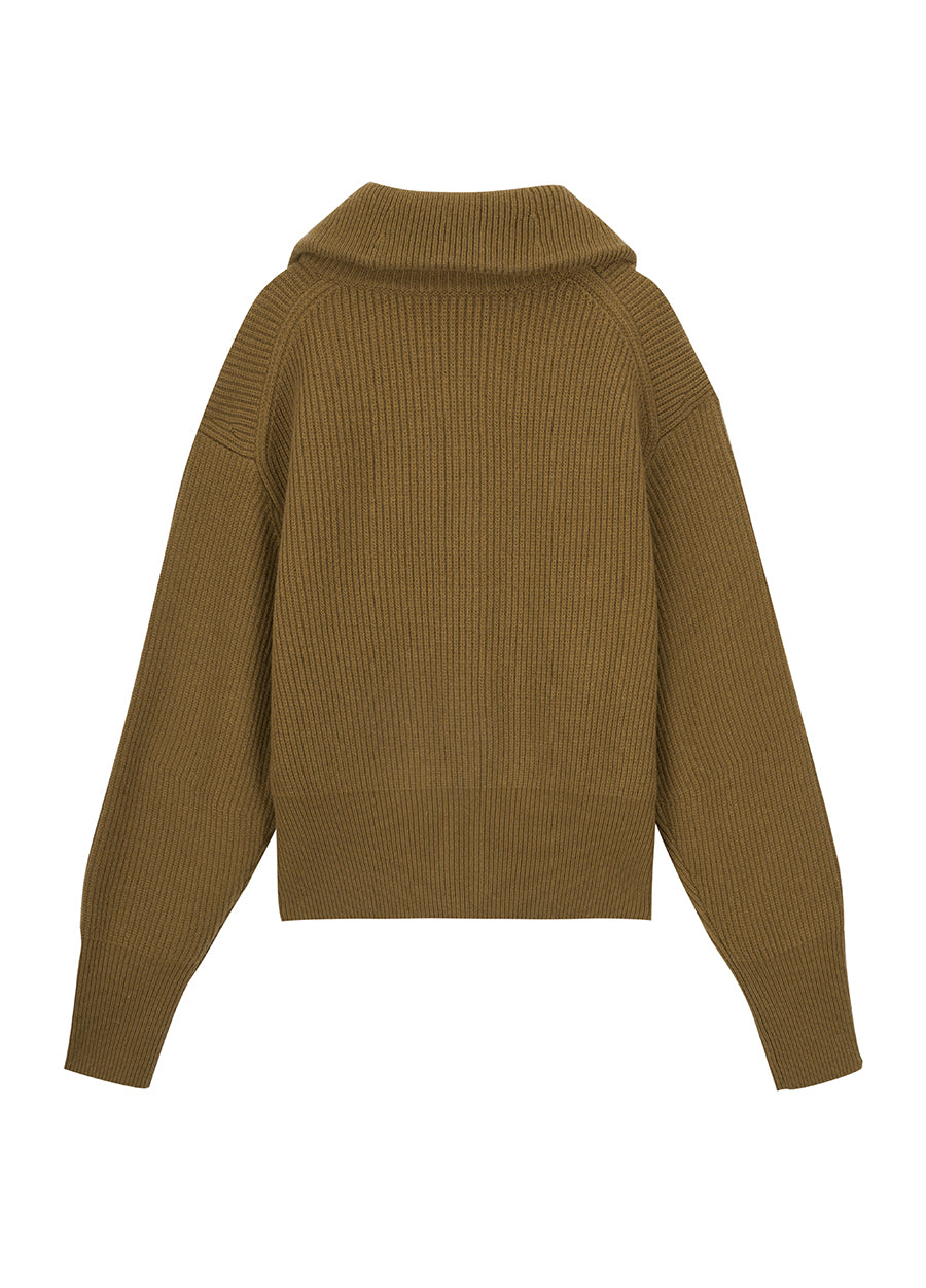 Sweater / JNBY Cropped Wool Cardigan