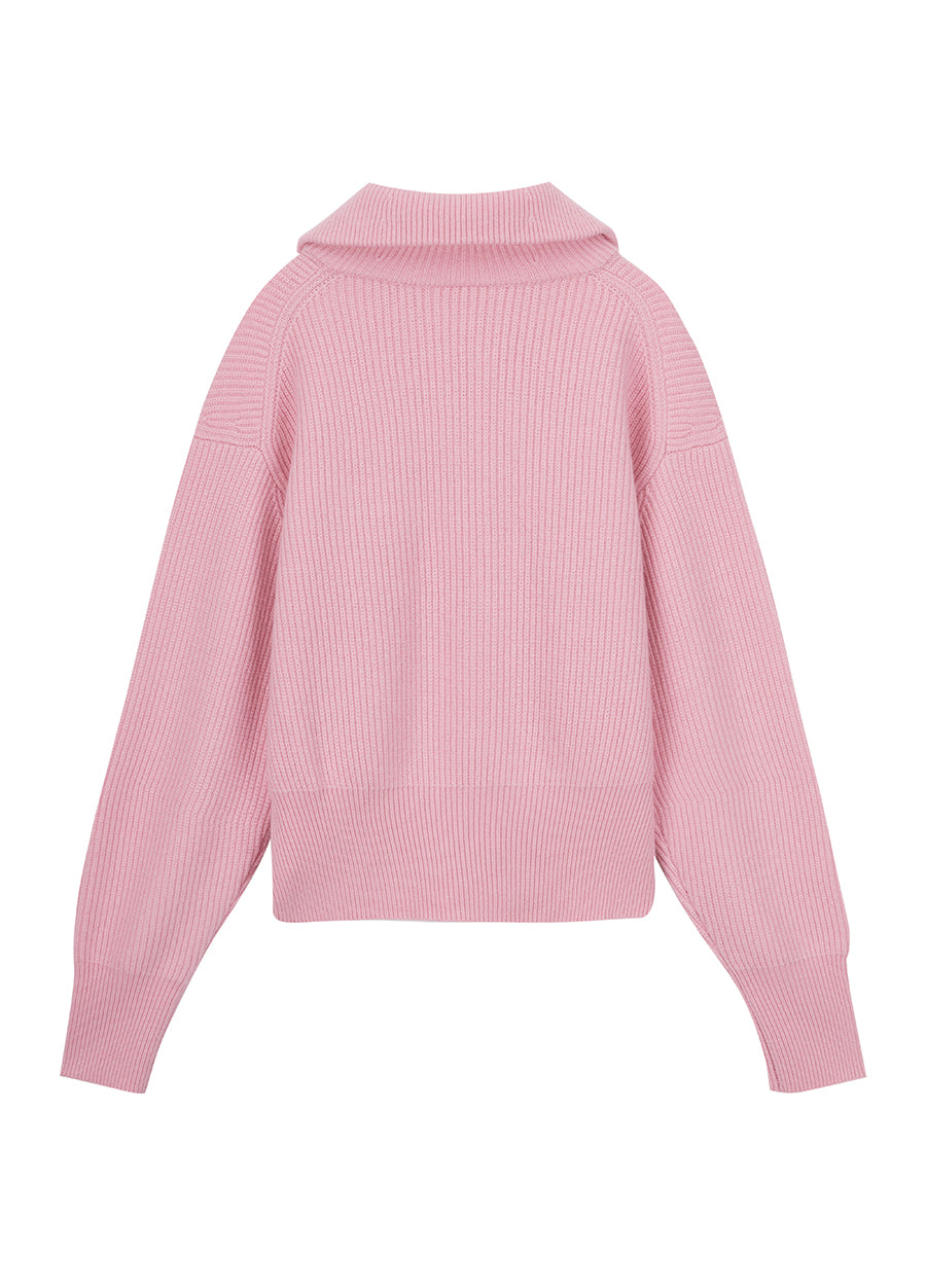 Sweater / JNBY Cropped Wool Cardigan
