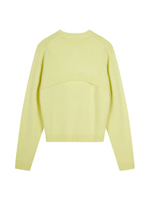 Sweater / JNBY Two-in-one Wool-blend Cashmere Sweater
