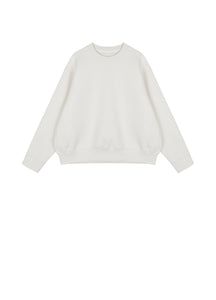 Sweatshirt / JNBY Relaxed Crew-neck Cotton Sweatshirt