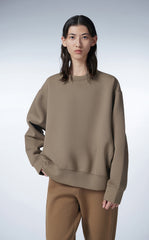 Sweatshirt / JNBY Relaxed Crew-neck Cotton Sweatshirt