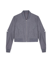 Coat / JNBY Cropped Cut-out Wool Jacket