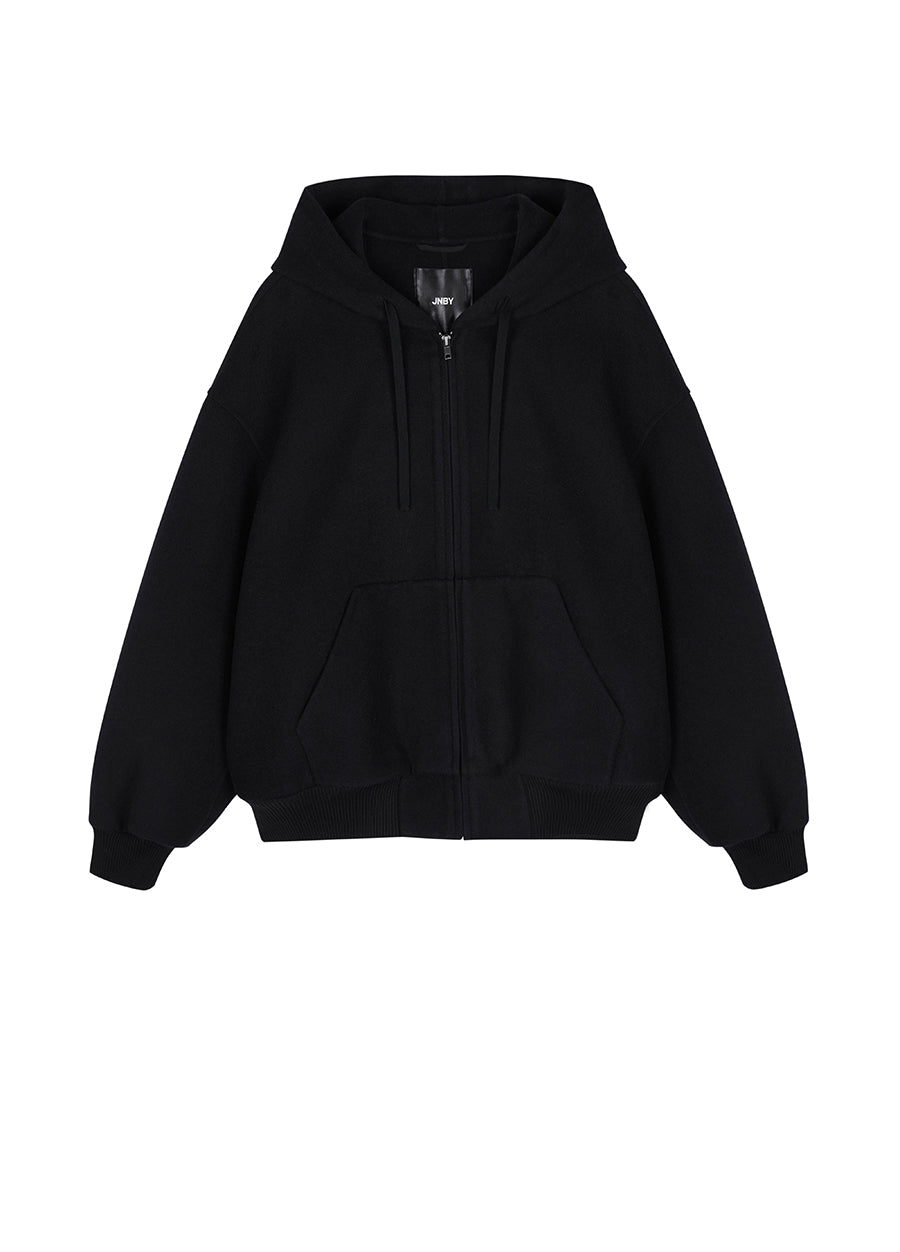 Coat / JNBY Hooded Wool Jacket