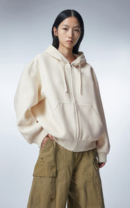 Coat / JNBY Hooded Wool Jacket