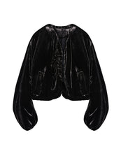Coat / JNBY V-neck Silk Coat