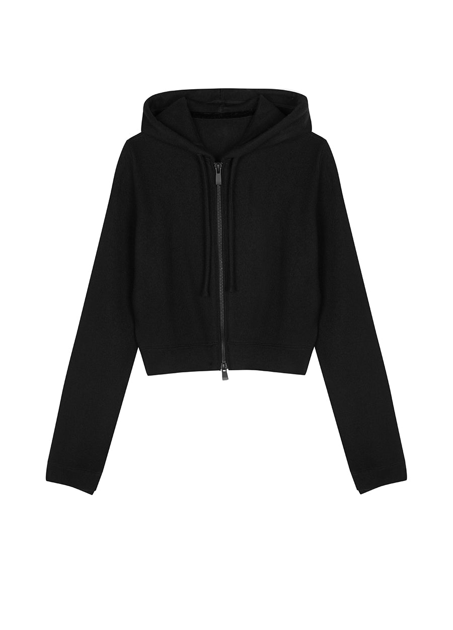 Coat / JNBY   Wool-blend Cashmere Hooded Jacket