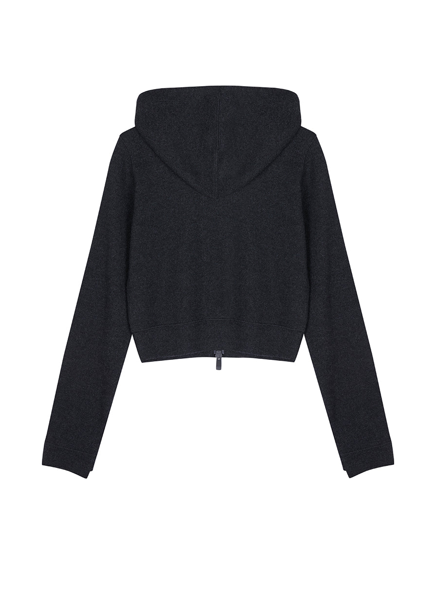 Coat / JNBY   Wool-blend Cashmere Hooded Jacket