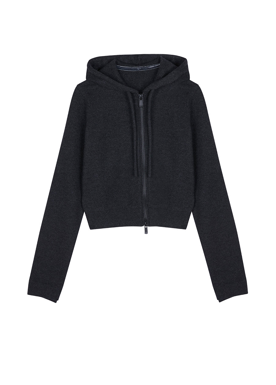 Coat / JNBY   Wool-blend Cashmere Hooded Jacket