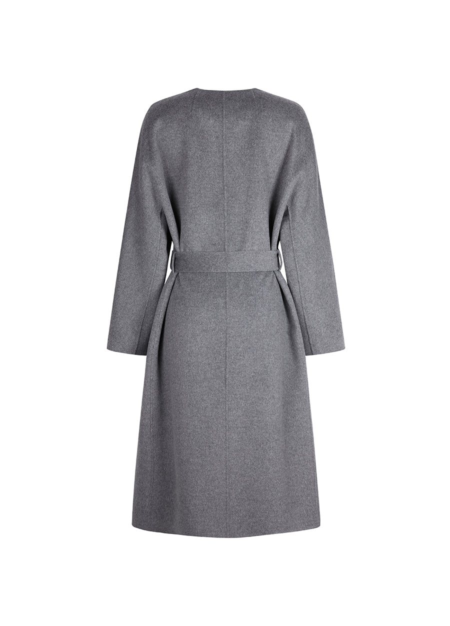 Coat / JNBY Wool-blend Cashmere Mid-length Coat