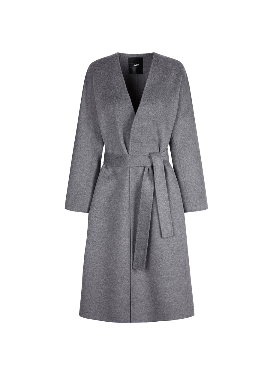 Coat / JNBY Wool-blend Cashmere Mid-length Coat