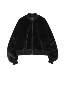 Coat / JNBY Relaxed Faux Fur Jacket