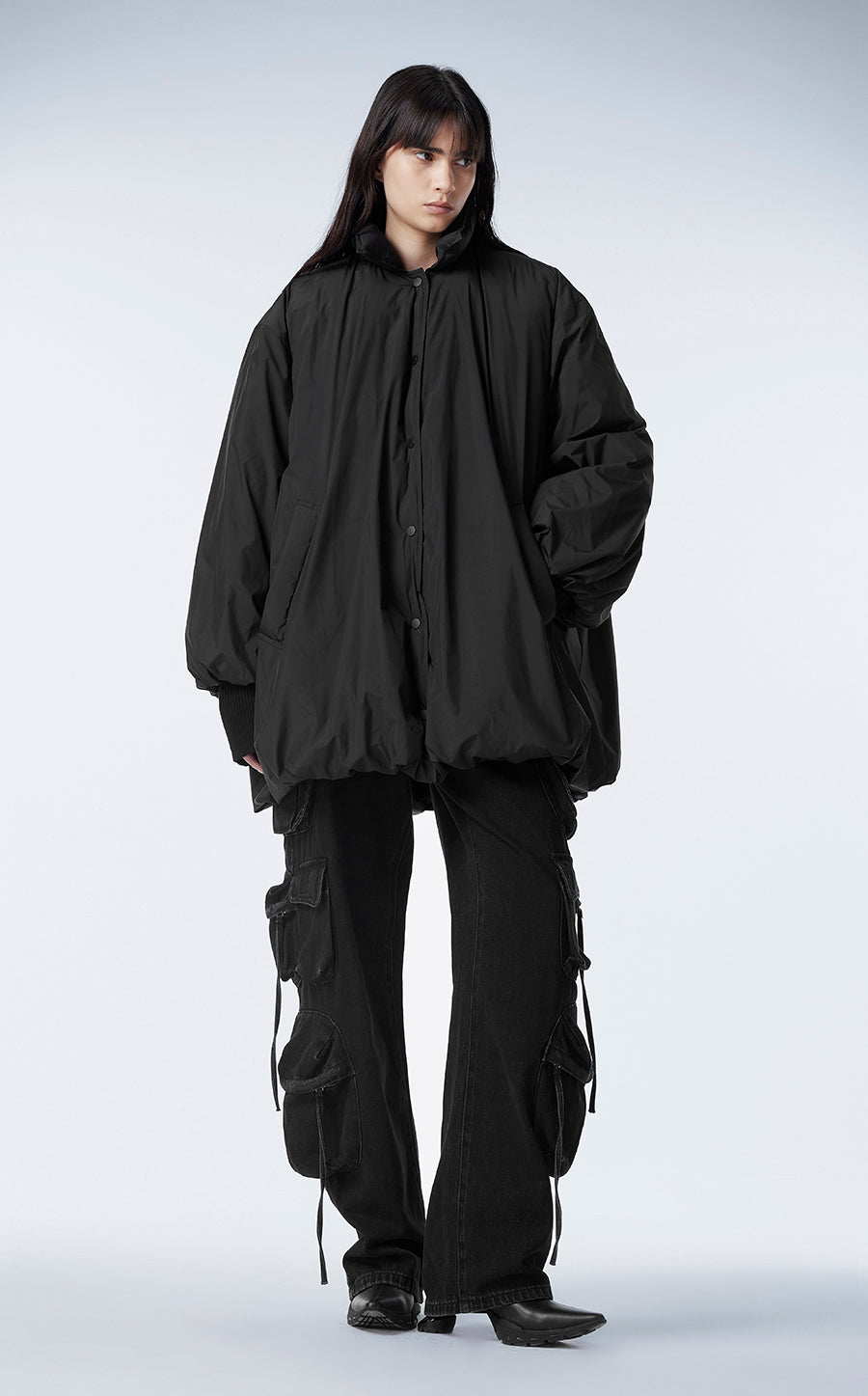 Coat / JNBY Oversize Bud-design Mid-length Down Coat