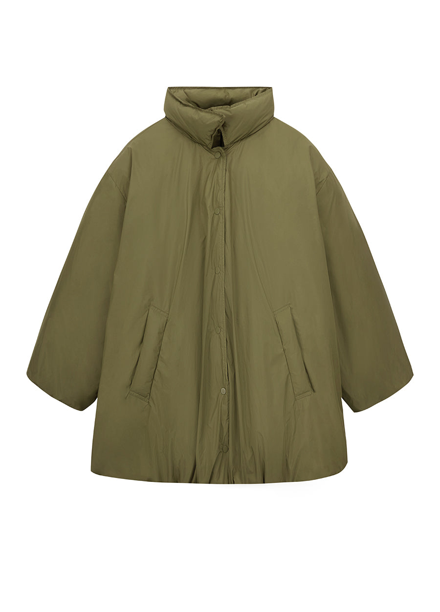 Coat / JNBY Oversize Bud-design Mid-length Down Coat