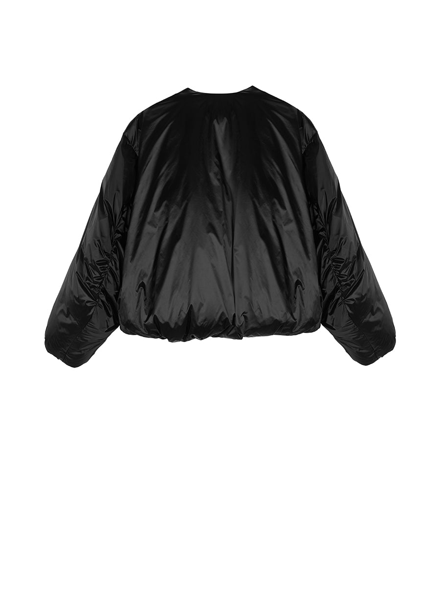 Coat / JNBY V-neck Glossy Down Coat